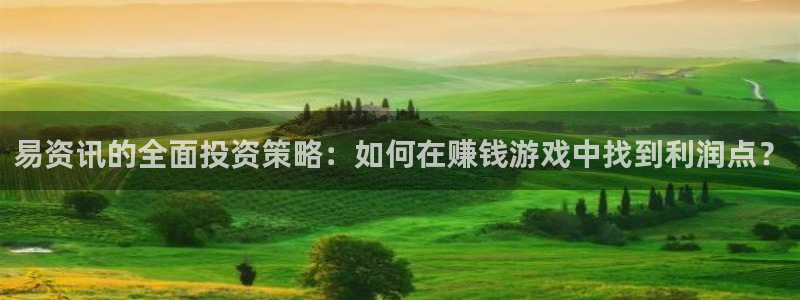 长征娱乐注册服务条款：易资讯的全面投资策略：如何在赚钱游戏中
