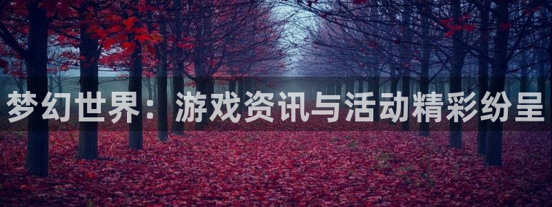 长征娱乐怎么注册：梦幻世界：游戏资讯与活动精彩纷呈